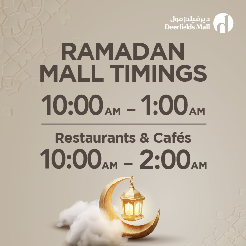 Ramadan Mall Timings 