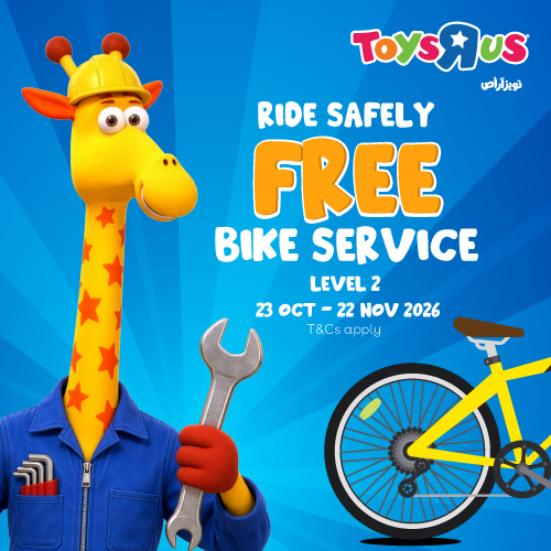 Ride Safely with Toys“R”Us – Free Bike Service!